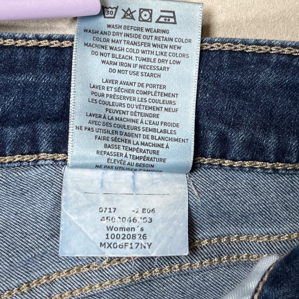 Ariat Bootcut Jeans Womens 30L Blue Mid Rise Stretch Denim Western Cowgirl Long - Picture 10 of 10